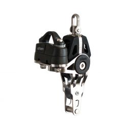 Allen 40 mm Block with Swivel, Becket, 20 mm Fiddle and A.676 Cleat
