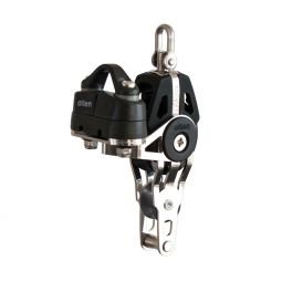 Allen 40 mm Block with Swivel, Becket, 20 mm Fiddle and A.677 Cleat