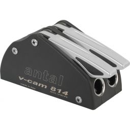Antal V-CAM 814 Series Rope Clutch Double (12 to 14 mm Lines) - Silver