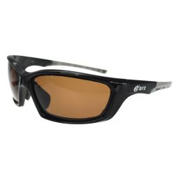 Barz Optics Sunglasses - Fiji AC Pol  - Gloss Black Frame / Amber Lense