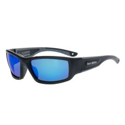 Barz Optics Sunglasses - Floater AC Pol  - Matt Black Frame / Blue Mirror Lense