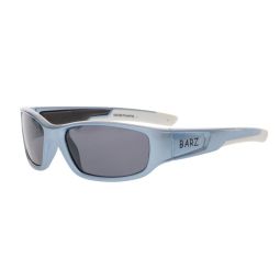Barz Optics Sunglasses The Grom Kids AC Pol  - Gloss Blue Frame / Grey Lense