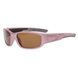 Barz Optics Sunglasses The Grom Kids AC Pol  - Gloss Pink Frame / Amber Lense