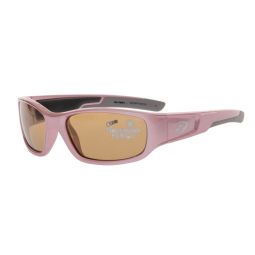 Barz Optics Sunglasses The Grom Kids AC Pol PC - Gloss Pink Frame / Amber Lense