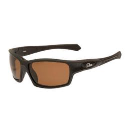 Barz Optics Sunglasses Kiama AC Pol  - Matt Black Frame / Amber Lense
