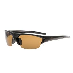 Barz Optics Sunglasses Piha AC Pol  - Gunmetal Frame / Amber Lense