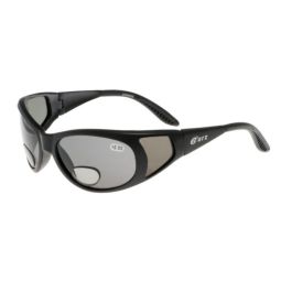 Barz Optics Sunglasses Straddie AC Non Pol Reader - Matt Black Frame / Grey Lense