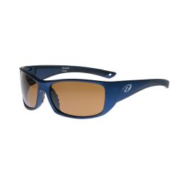 Barz Optics Sunglasses Tavarua AC Pol  - Matt Blue Frame / Amber Lense