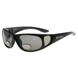 Barz Optics Sunglasses Tofino AC Non Pol Reader - Matt Black Frame / Grey Lense