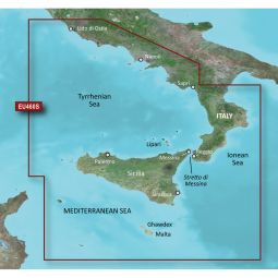 Garmin BlueChart g2 Vision® HD - VEU460S - Sicily to Lido di Ostia - microSD /SD