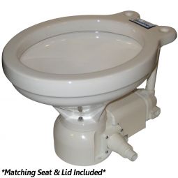 Raritan Sea Era Household Electric Toilet - Integral Sea Water - Straight & 90° Discharge - 12V