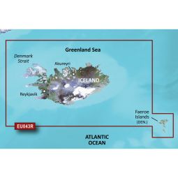 Garmin BlueChart g2 HD - HXEU043R - Iceland & Faeroe Islands - microSD /SD