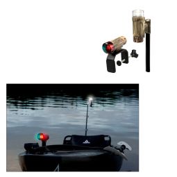 Attwood Stern Lights - Clamp-On Pole Light Kit, Telescoping Kit (Real Tree Max-5 Camouflage)