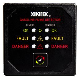 Xintex Gasoline Fume Detector w/2 Plastic Sensors - Black Bezel Display