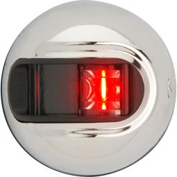 Attwood Side Lights - LightArmor Vertical Mount 112.5° 2nm Red (Stainless Steel)