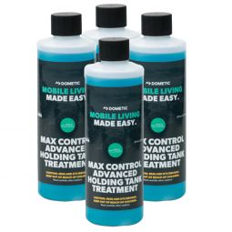 Dometic Max Control Holding Tank Deodorant - Four (4) Pack of Eight (8)oz. Bottles
