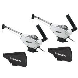 Cannon Optimum 10 TS BT Electric Downrigger 2-Pack with Black Covers