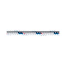 New England Ropes - Pre-Cut Rope - Sta-Set - 12 mm (1/2 in) Polyester Double Braid - 14 ft - White /