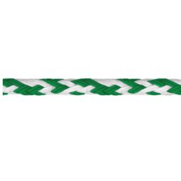 Samson - Control DPX - 6 mm (1/4 in) HMPE - Polyester Blend - White / Green - Price Per ft.