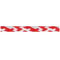 Samson - Control DPX - 6 mm (1/4 in) HMPE - Polyester Blend - White / Red - Price Per ft.