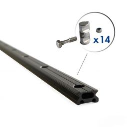 Facnor Spares: Track - 2 Meters 10mm + Slugs & Machined Screw (partially threaded screws