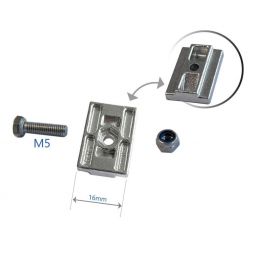 Facnor Track Fix Kit (16mm Slug - 5x16mm Screw - Nut)