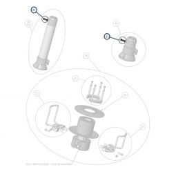 Facnor Screw & Washer for Telescopic Section for LS330-LX330 Furlers