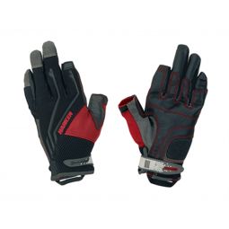 Harken Sport Sailing Glove Reflex Full Finger - Black/Grey /Red