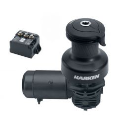 Harken Electric Winch: Performa Size 40 Left Mount - 24V (Black)