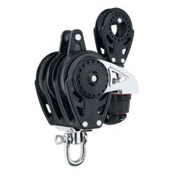 Harken Block - Carbo Ratchamatic 75mm Triple - w/ 57mm Carbo / 150 Cam-Matic / Becket