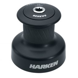 Harken Plain Top Winch: Performa Size 40 (Black) - 2 Speed