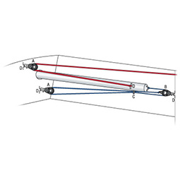 Harken Pole Launcher - Spinnaker Pole & Halyards