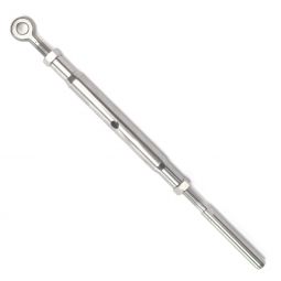 Hayn Eye to Swage Tubular Turnbuckle TT - 7mm Wire, 1/2