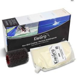 KiwiGrip - Safety - Non-Skid Coating - Cream (1L) w/ Pouch & Roller