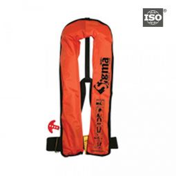 Lalizas Inflatable Lifejackets - Sigma 170N ISO w/ Work Vest & Durable PVC Fabric Cover - Adult (Aut