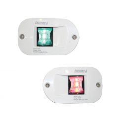 Lalizas Side Lights - FOS 12 Flush Mounted 112.5° 1nm Kit, LED (White Housing)