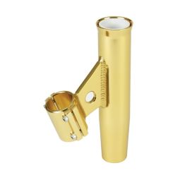 Lee's Clamp-On Rod Holder - Gold Aluminum - Vertical Mount - Fits 2.375