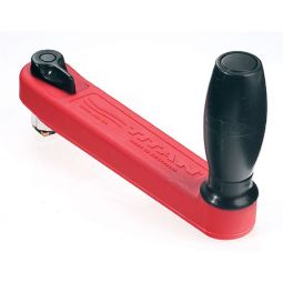 Lewmar Winch Handle - 8 in. Single grip Lock In - Red with Black Grip