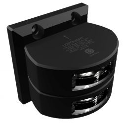 Lopolight Stern Lights - Vertical Mount 135° 2nm, Double (Black Housing)
