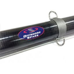 Offshore Spars S2 7.9 Spinnaker Pole - Shiny Black (Double D-Rings)