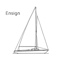 ensign sailboat parts