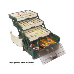 Plano Hybrid Hip 3-Tray Tackle Box - Forest Green