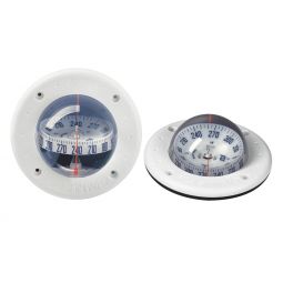 Plastimo Mini-C Compass White Flange, Flush Mount