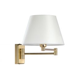 Quick Lampshade - Isabella 18-30 Gold Finish / Linen Light - 12 V