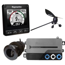 Raymarine i70s System Pack w/Color Instrument & Wind, DST Transducers, iTC-5, 3M Backbone, T-Pie