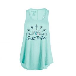 Salt Life Salt Tribe Racerback Sunburnt Tank - Aquamarine