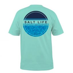 Salt Life Calm Waters Tee - Aruba Blue