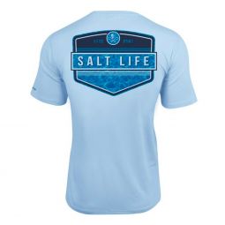 Salt Life Calm Waters Performance Pocket Tee - Blue