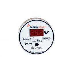 Samlex Dual Battery Monitor - 12V or 24V - Auto Detection