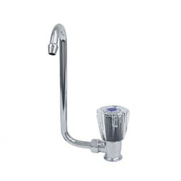 Scandvik Faucets - Tap Folding Cold Water - Clear Acrylic Knob